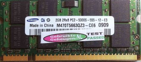 AE: 2GB PC2-5300S (Ae07) - Ram Geheugen Hergebruik