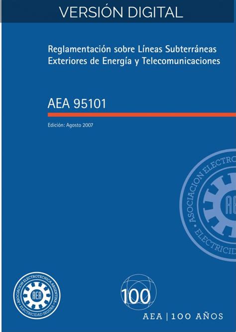AEA 95101 Lineas Subterraneas Exteriores de energia y telecomunicaciones pdf