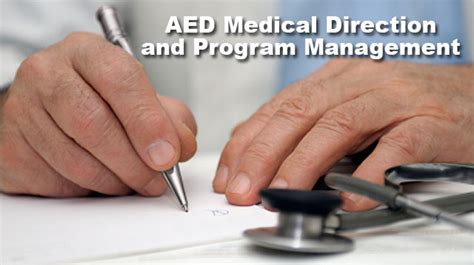 AED Medical Direction, Oversight, Compliance & Program …