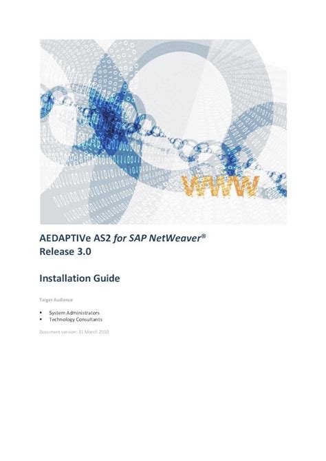 AEDAPTIVe AS2 3 0 Installation Guide
