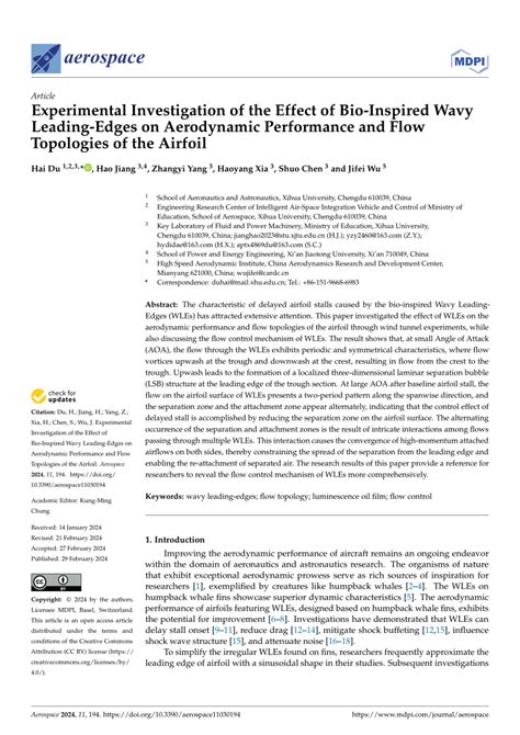 Aerodynamic performance characterization of bio … - raincitystudios.com