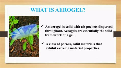 Aerogel: Material Paling Ringan di Dunia | PDF - Scribd - wintechmobiles.com