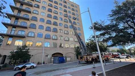 AFD responds after apartment unit in downtown high-rise catches fire