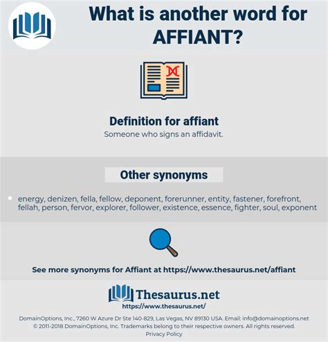 AFFIANT Synonyms: 5 Synonyms & Antonyms for AFFIANT