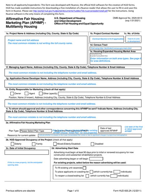 AFFIRMATIVE FAIR HOUSING MARKETING PLAN (AFHMP) …