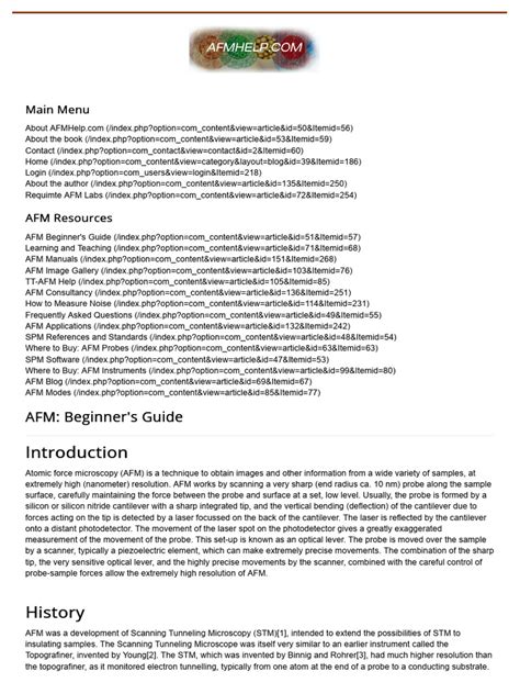 AFM Beginner's Guide - wintechmobiles.com