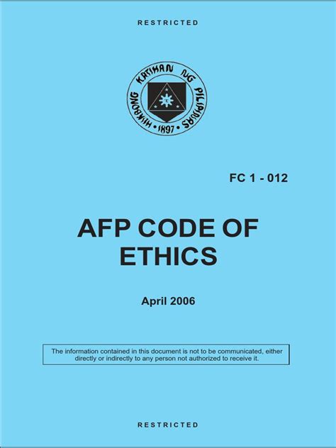 AFP Code of Ethics
