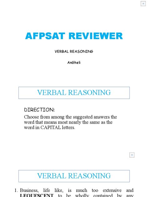 AFPSAT Review 1 pdf