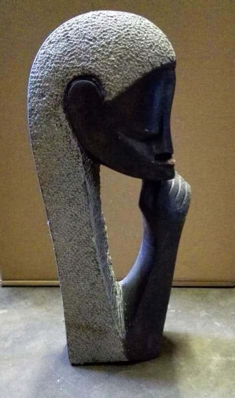 African abstract art stone sculptures and carvings - muktibox.com