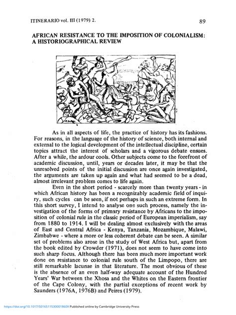 African Resistance to the Imposition of Colonialism: A ... - wintechmobiles.com