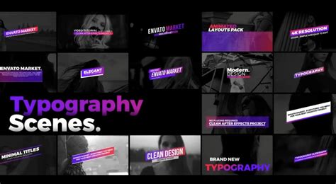 After Effects Templates Typography & Titles | Motion … - muktibox.com