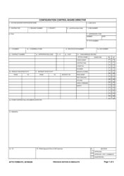 AFTO Form 872 Download Fillable PDF or Fill Online Configuration Control Board Directive
