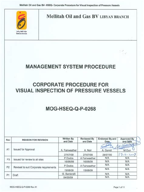 AG HSEQ P 037 A1 Corporate Permit to Work Procedure