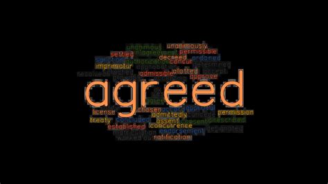 AGREED Synonyms and Related Words. What is Another Word for AGREED