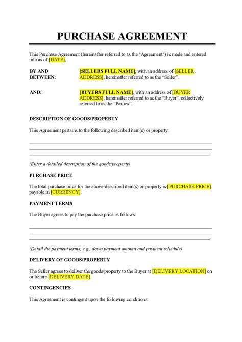 AGREEMENT OF PURCHASE AND SALE WOODHAVEN