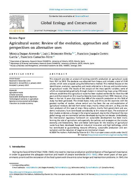 Agricultural waste: Review of the evolution, approaches and ... - raincitystudios.com