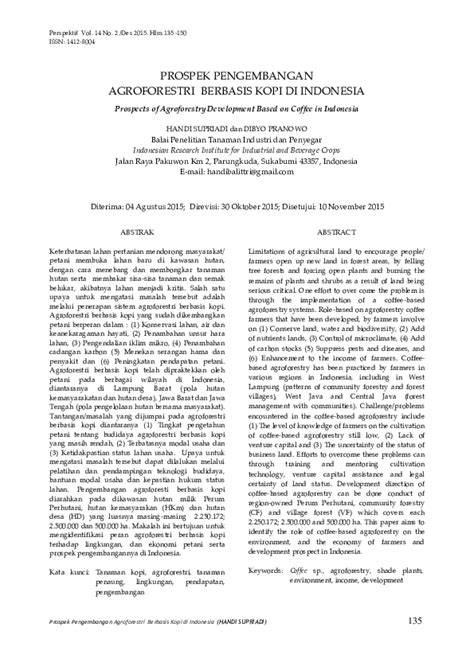 Agroforestri Berbasis Kopi di Indonesia | PDF - Scribd - raincitystudios.com