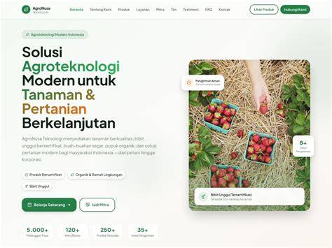 AgroNusa Tech Company Site | Built with Blink - raincitystudios.com
