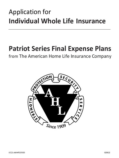 AHL Patriot Series American Home Life Insurance Company