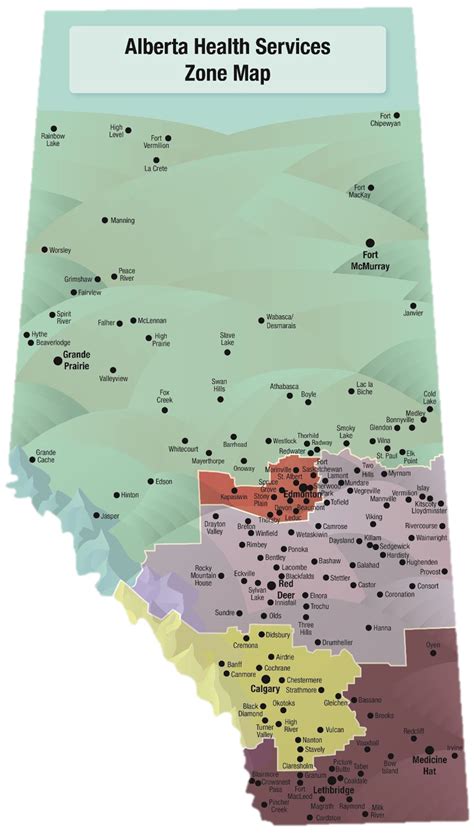 AHS 2024-21: Zones - Alberta Health Services