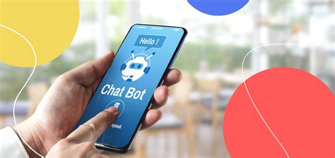 AI chatbot interface with conversational bubbles