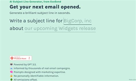 AI Subject Line Generator