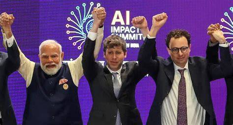 AI Summit: Modi's Unity Pose Causes Awkwardness Between Altman and Amodei (2026)