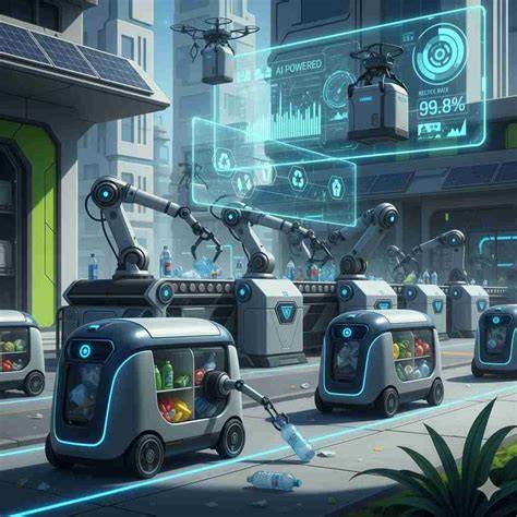 AI Waste-Management Robots: Self-Driving Bins - raincitystudios.com