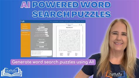 AI Word Search Puzzle Generator Tutorial YouTube