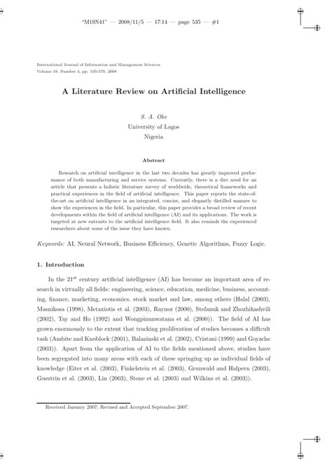 AI report of a case and review of literature pdf