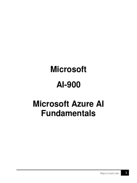 AI-900 PDF