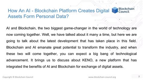 AI-Blockchain Platform Creates Digital Assets From Personal Data image 2