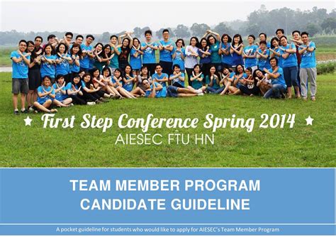 AIESEC FTU HN Candidate Guideline TMP Summer Recruitment 2014