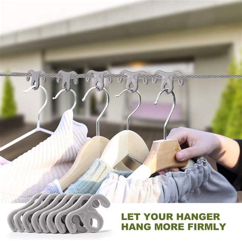 AIEVE Washing Line Hanger Hooks, 24 Pack Clothes Hangers …