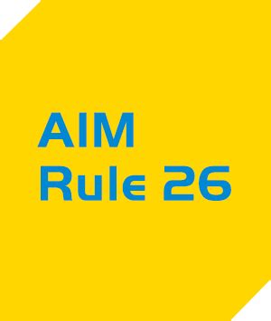 AIM Rule 26 - Gateley