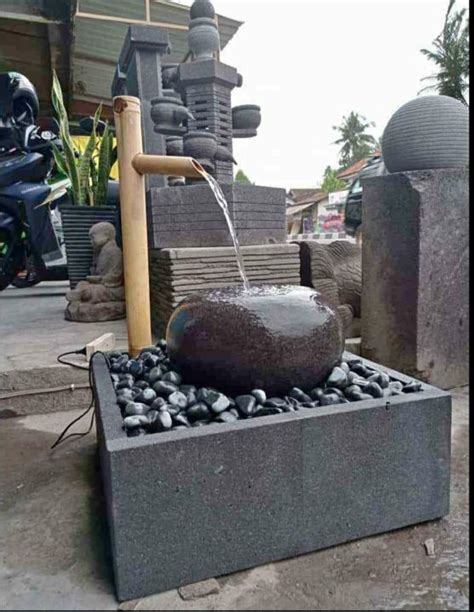 Air Mancur Batu Alam - Batu Alam Ukir asli Gunung kidul - muktibox.com