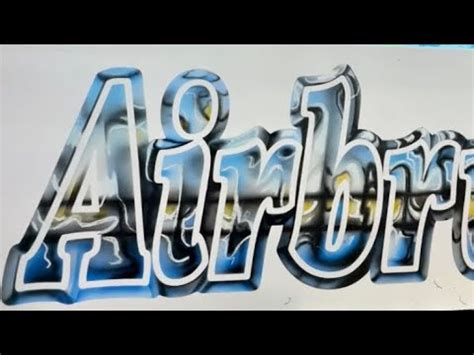 Airbrushed Chrome lettering - muktibox.com