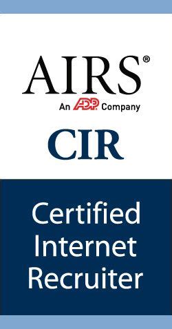 AIRS Training and Technology - Certified Internet Recruiter (CIR)