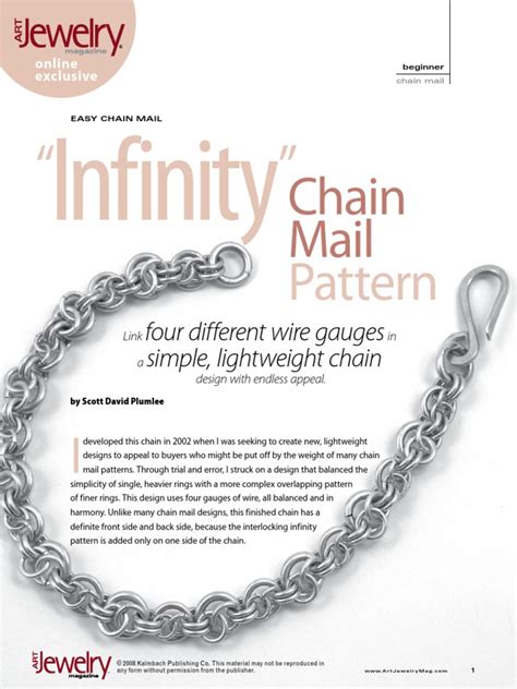 AJM Infinity Chain Mail Pattern