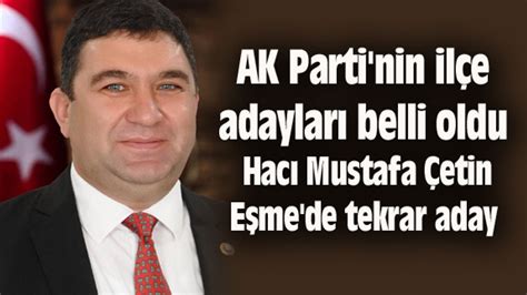 AK Parti’nin ilçe adayları belli oldu