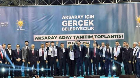 AK Parti Aksaray ilçe ve belde belediye başkan adayları tanıtıldıs