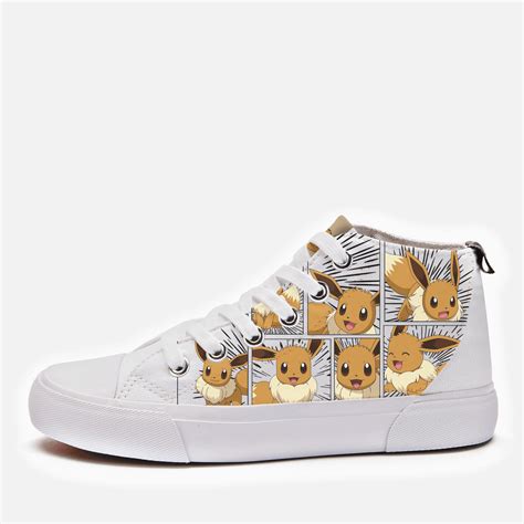 AKEDO x Pokémon Eevee Kids High Top White - Zavvi UK