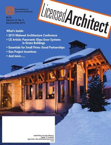 ALA Licensed Architect Magazine Spring 2019 by Lisa Brooks Issuu