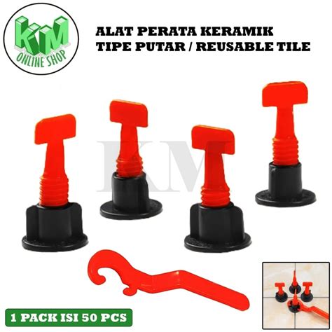 Alat Perata Keramik Putar Reusable Tile Leveler Leveling ... - muktibox.com