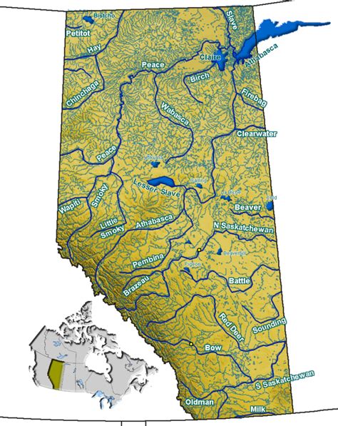 Alberta Rivers - Alberta Environment and Protected Areas - coolestguyplanet.net