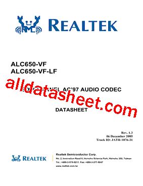 ALC650 pdf