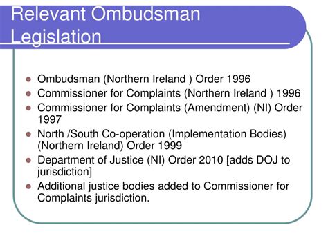 ALEC Ombudsman Act