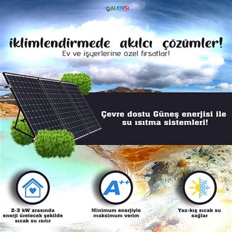 ALENSİ | Güneş Enerjisi İzmir, Sıcak Su Sistemleri, Güneş Enerjisi