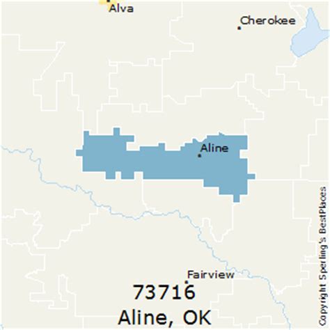 ALINE,OK, ZIP Code 73716 - Database - ALINE Oklahoma OK Map.