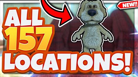 ALL *157* TALKING BEN LOCATIONS In Roblox Find The …